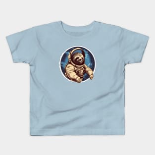 Sloth Astronaut Kids T-Shirt